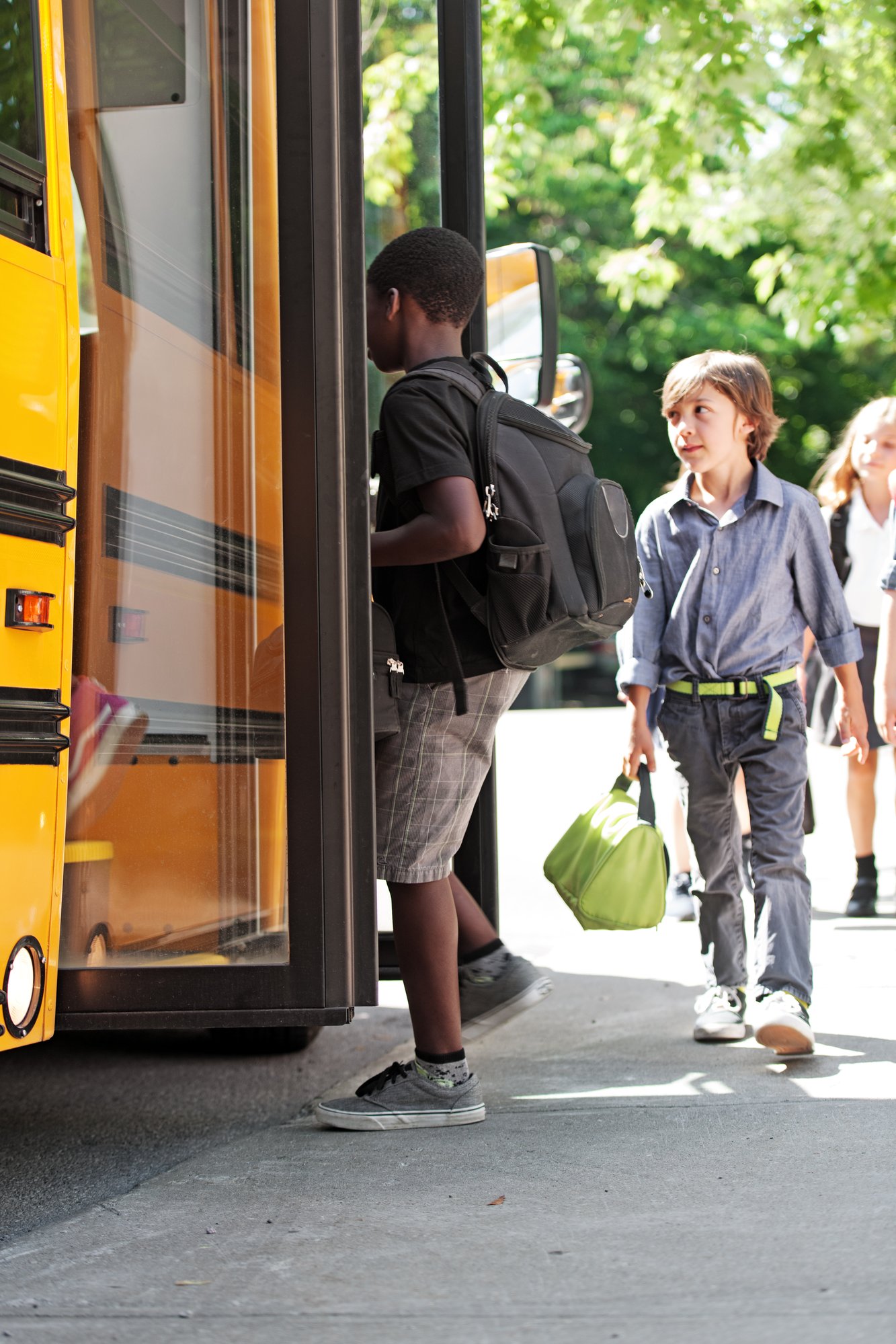 yellow bus transportation