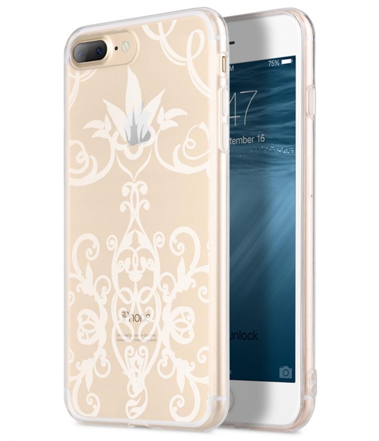 Melkco Nation Series Arabesque 2 Pattern TPU Case for Apple iPhone 7 Plus - (Transprent)
