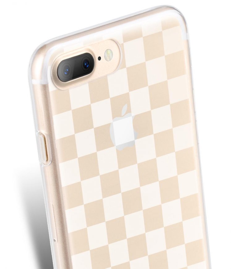 Melkco Nation Series Check Card Pattern TPU Case for Apple iPhone 7 Plus - (Transprent)