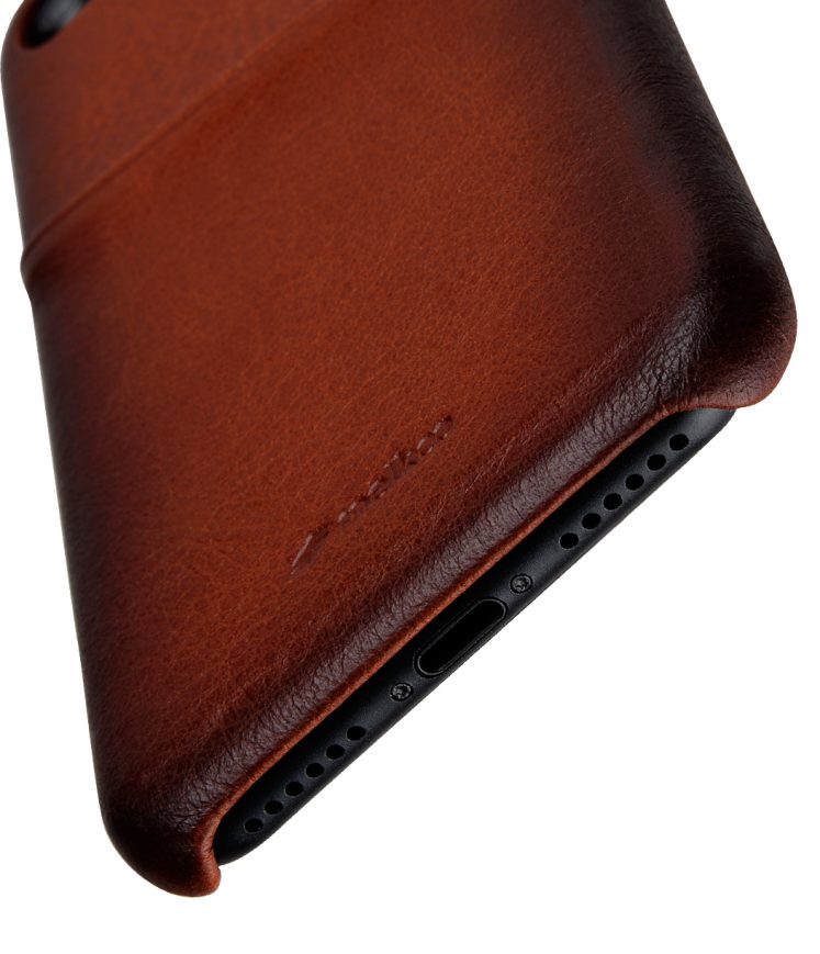 Melkco Elite Series Premium Leather Case for Apple iPhone 7 - Snap Back Pocket (Tan )