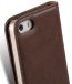 Melkco Italian Cowhide Leather Herman Series Book Style Case for Apple iPhone SE / 5s / 5 (Italian Brown)