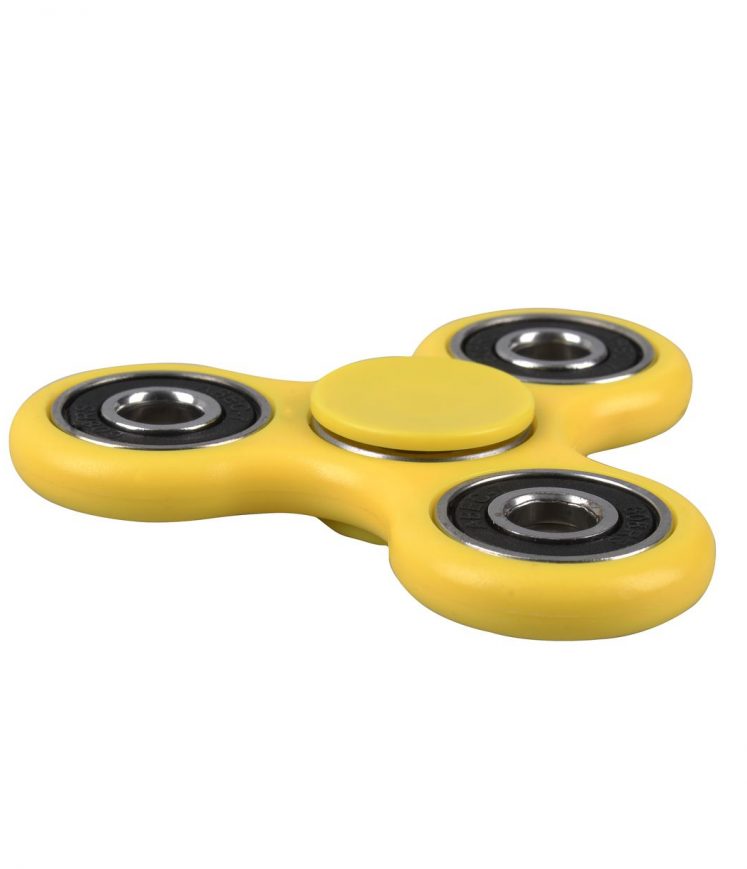 i-mee Tri Fidget Spinner Hand Toy - (Yellow)