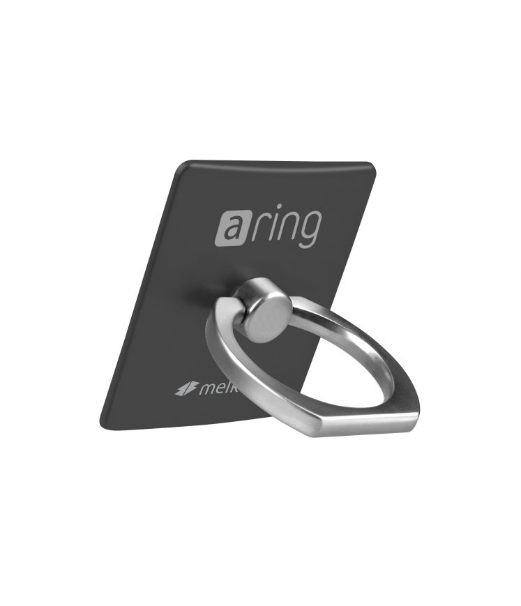 Melkco aring Universal Grip (Stand Smartphone Holder)- (Black)