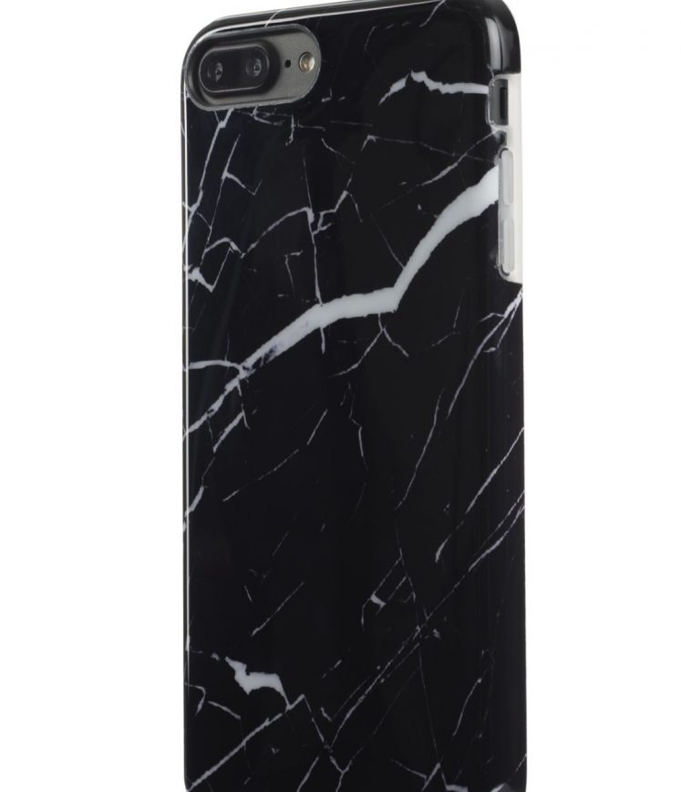 Melkco Back Snap Series Marble Jacket TPU Case for Apple iPhone 7 Plus (5.5") - ( Granite Black )