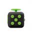 i-mee Stress Relief Fidget Cube - (Black/Green)