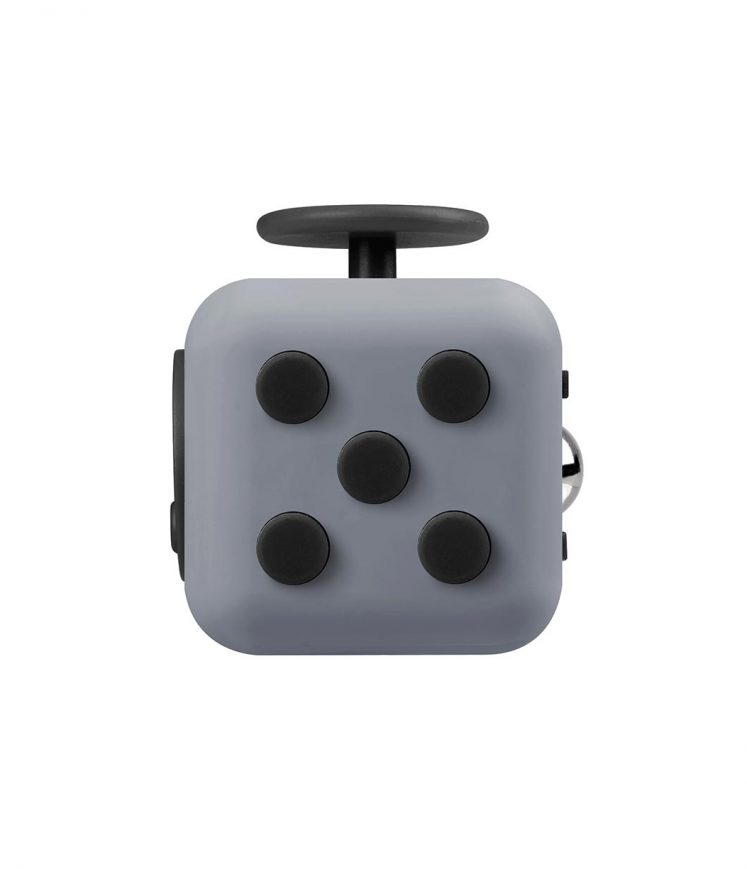 i-mee Stress Relief Fidget Cube - (Dark Grey/Black)