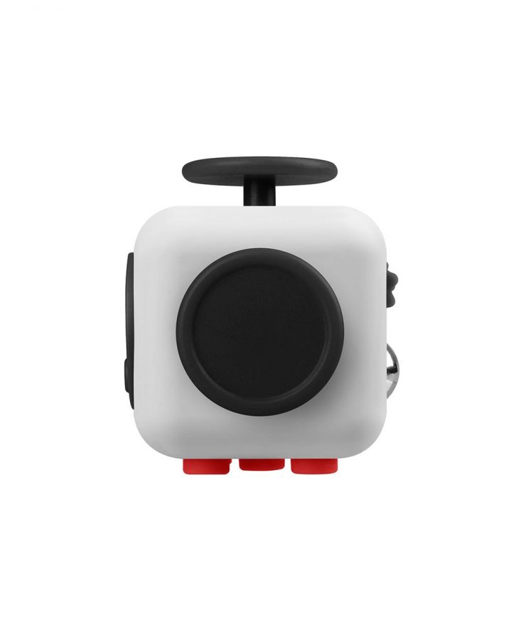 i-mee Stress Relief Fidget Cube - (Grey/Red)