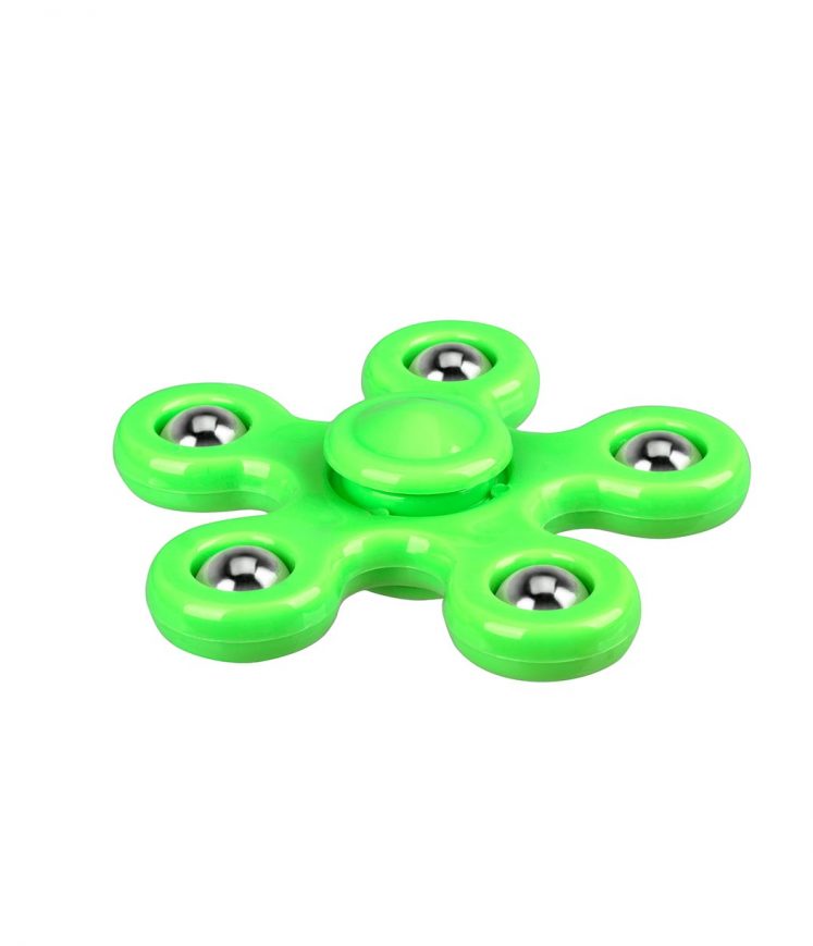 i-mee Steel Balls Five-Bar Fidget Spinner - (Green)