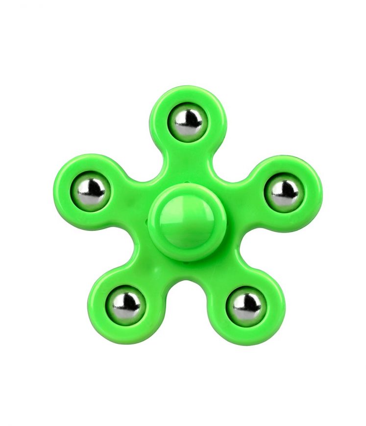 i-mee Steel Balls Five-Bar Fidget Spinner - (Green)