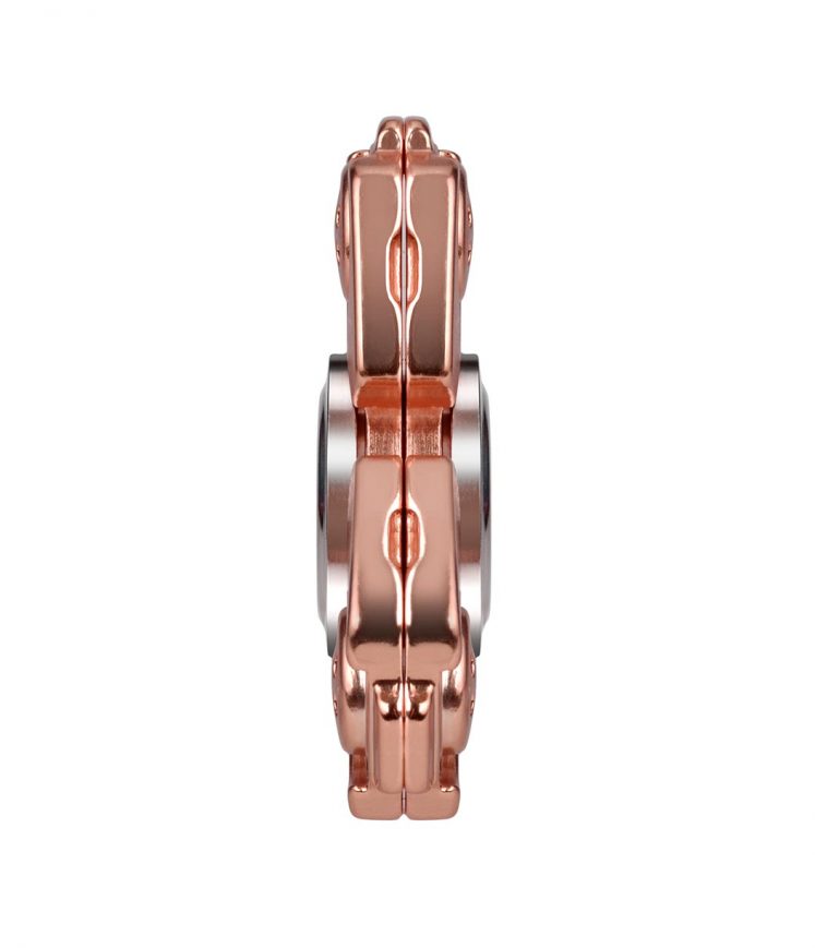 i-mee CKF CNC Metal Alloy Tri-Bar Fidget Spinner - (Rose Gold)