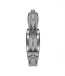 i-mee CKF CNC Metal Alloy Tri-Bar Fidget Spinner - (Silver)