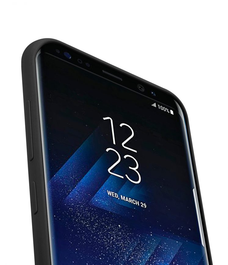 Melkco Aqua Silicone Case for Samsung Galaxy S8 - ( Black )