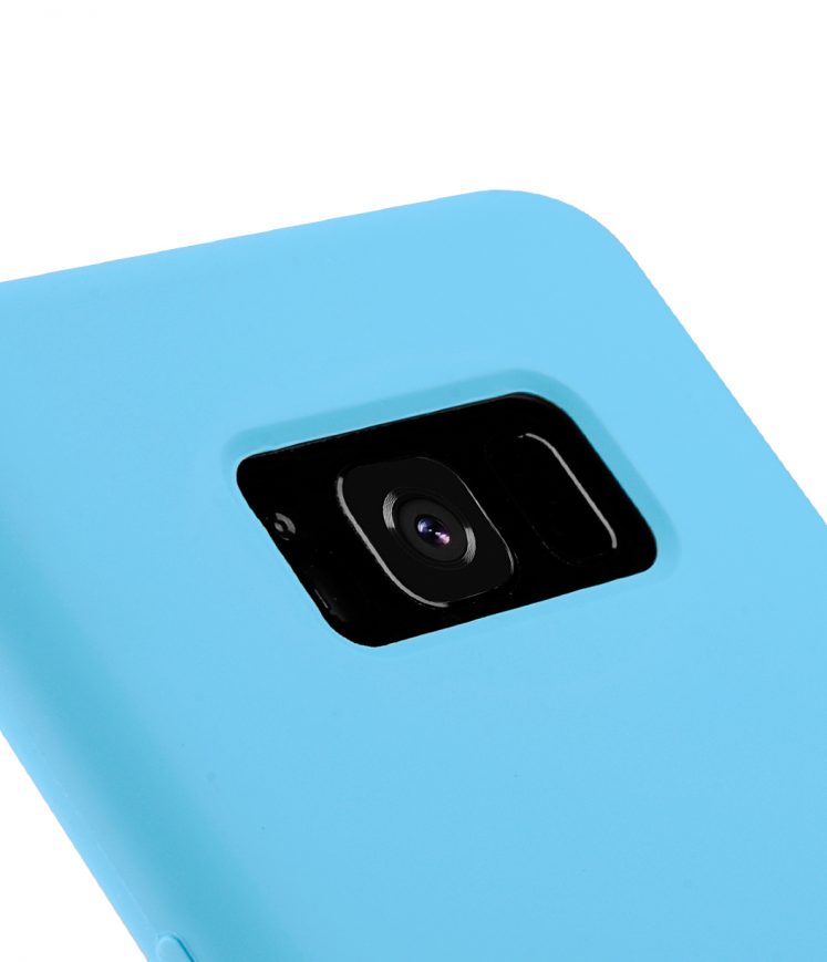 Melkco Aqua Silicone Case for Samsung Galaxy S8 - ( Blue )