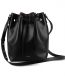 Melkco Fashion Purden Bucket Bag in Cross pattern Genuine leather