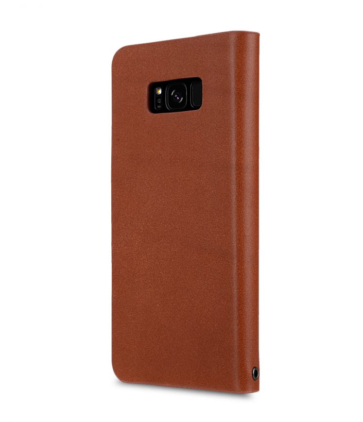 Melkco Fashion Cocktail Series Slim Flip Case for Samsung Galaxy S8 Plus (Orange Brown)