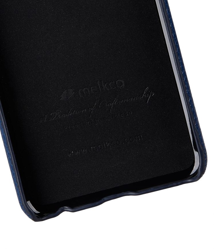 Melkco Premium Leather Card Slot Back Cover V2 for Huawei P10 - ( Dark Blue LC )