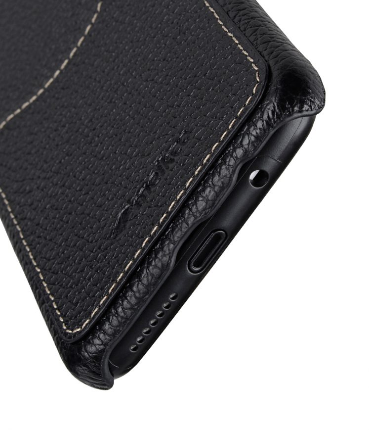 Melkco Premium Leather Card Slot Back Cover V2 for Samsung Galaxy S8 Plus - ( Black LC )