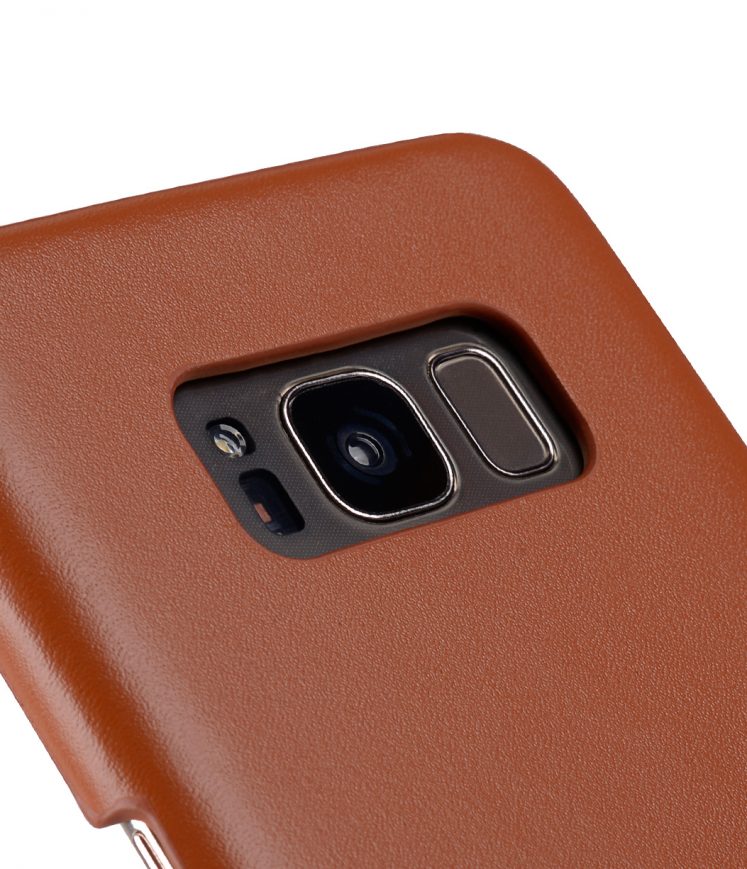 Melkco Premium Leather Card Slot Back Cover V2 for Samsung Galaxy S8 - ( Brown )