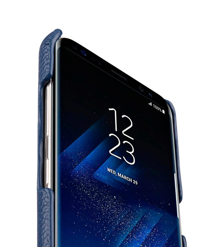 Melkco Premium Leather Card Slot Back Cover V2 for Samsung Galaxy S8 Plus - ( Dark Blue LC )