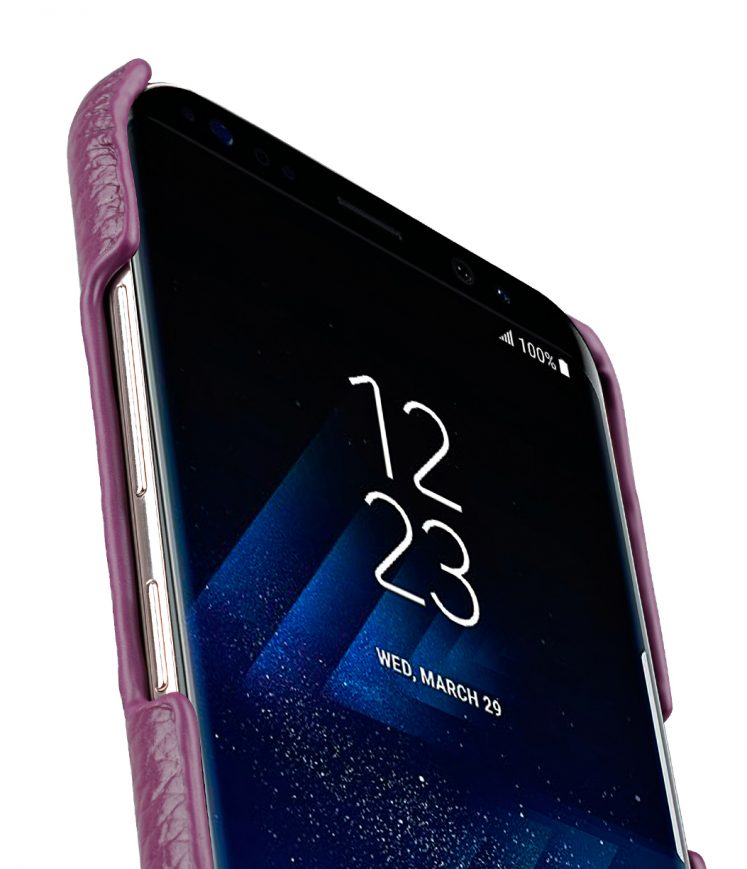 Melkco Premium Leather Card Slot Back Cover V2 for Samsung Galaxy S8 Plus - ( Purple LC )