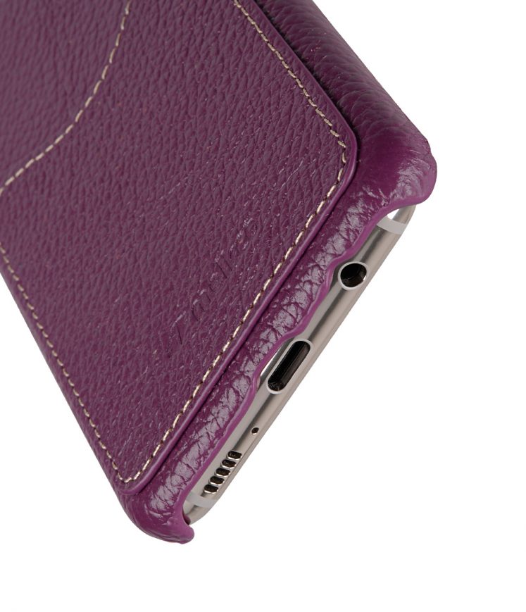 Melkco Premium Leather Card Slot Back Cover V2 for Samsung Galaxy S8 - ( Purple LC )