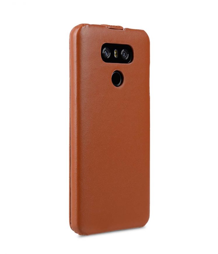 Premium Leather Case for LG G6 - Jacka Type (Brown)