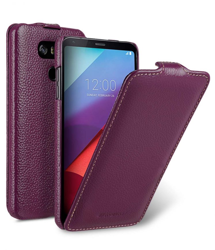 Premium Leather Case for LG G6 - Jacka Type (Purple LC)