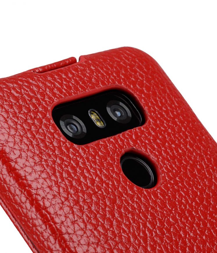 Premium Leather Case for LG G6 - Jacka Type (Red LC)