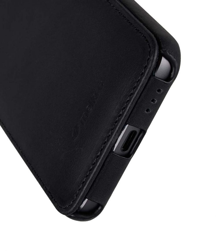 Premium Leather Case for LG G6 - Jacka Type (Vintage Black)