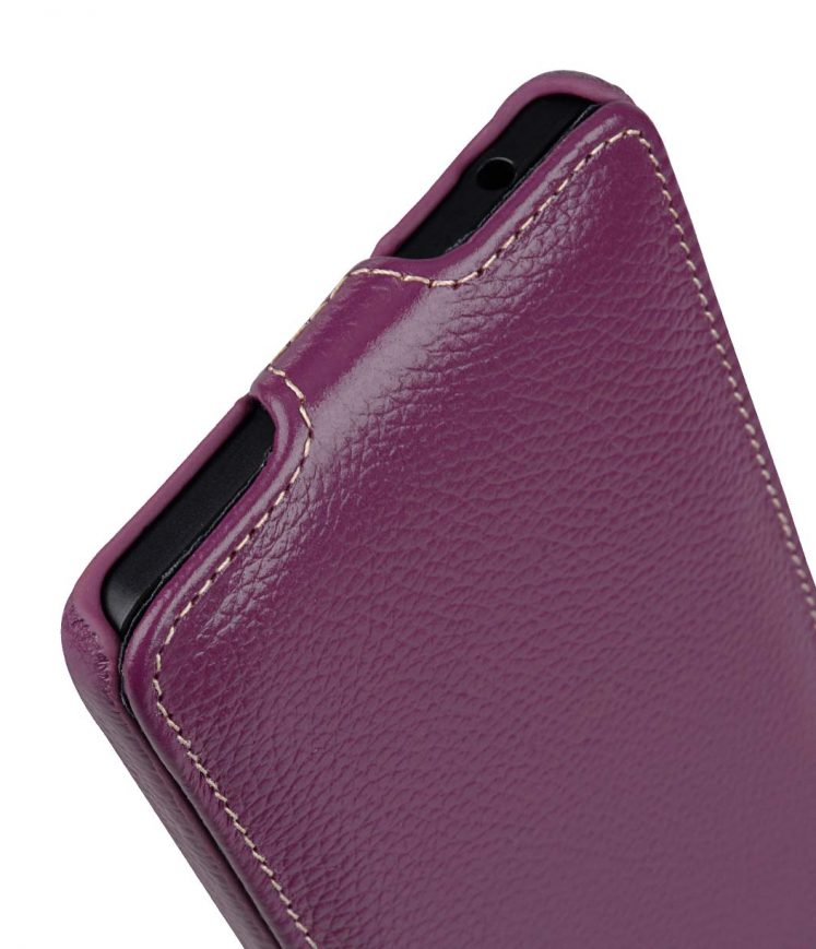 Premium Leather Case for Nokia 6 - Jacka Type (Purple LC)