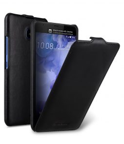 Melkco Premium Leather Flip Folio Vertical Case for HTC U Ultra - Jacka Type