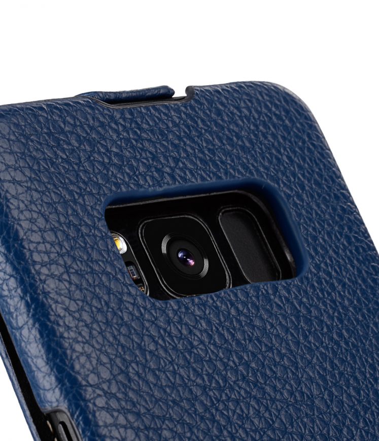 Melkco Premium Leather Case for Samsung Galaxy S8 Plus - Jacka Type ( Dark Blue LC )