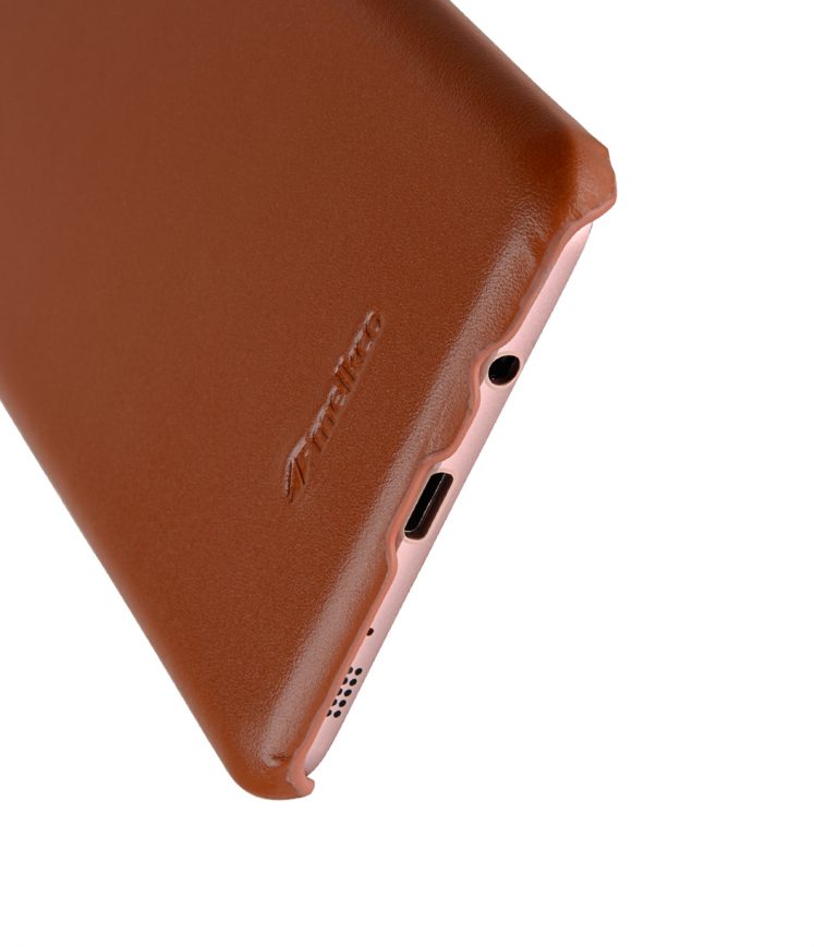 Melkco Premium Leather Snap Cover for Samsung Galaxy C9 Pro - ( Brown )