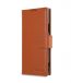 Melkco Premium Leather Case for Sony Xperia XA1 - Wallet Book Clear Type Stand ( Brown )