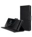 Melkco Premium Leather Case for Sony Xperia XA1 - Wallet Book Clear Type Stand ( Vintage Black )