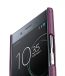 Premium Leather Card Slot Back Cover for Sony Xperia XZ Premium - (Purple LC)Ver.2