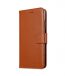 Premium Leather Case for Huawei Honor 8 Pro - Wallet Book Clear Type Stand (Brown CH)