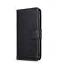 Premium Leather Case for Motorola Moto G5 - Wallet Book Clear Type Stand (Vintage Black)