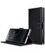 Melkco Premium Leather Flip Folio Case for Sony Xperia XZ Premium - Wallet Book Clear Type Stand