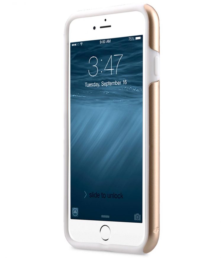 Melkco Kubalt Double Layer Case for Apple iPhone 7 / 8 (4.7") - Gold/White