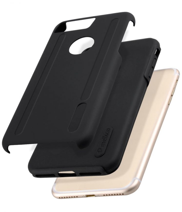 Kubalt Double Layer Case for Apple iPhone 7 / 8 Plus (5.5") - Black / Black