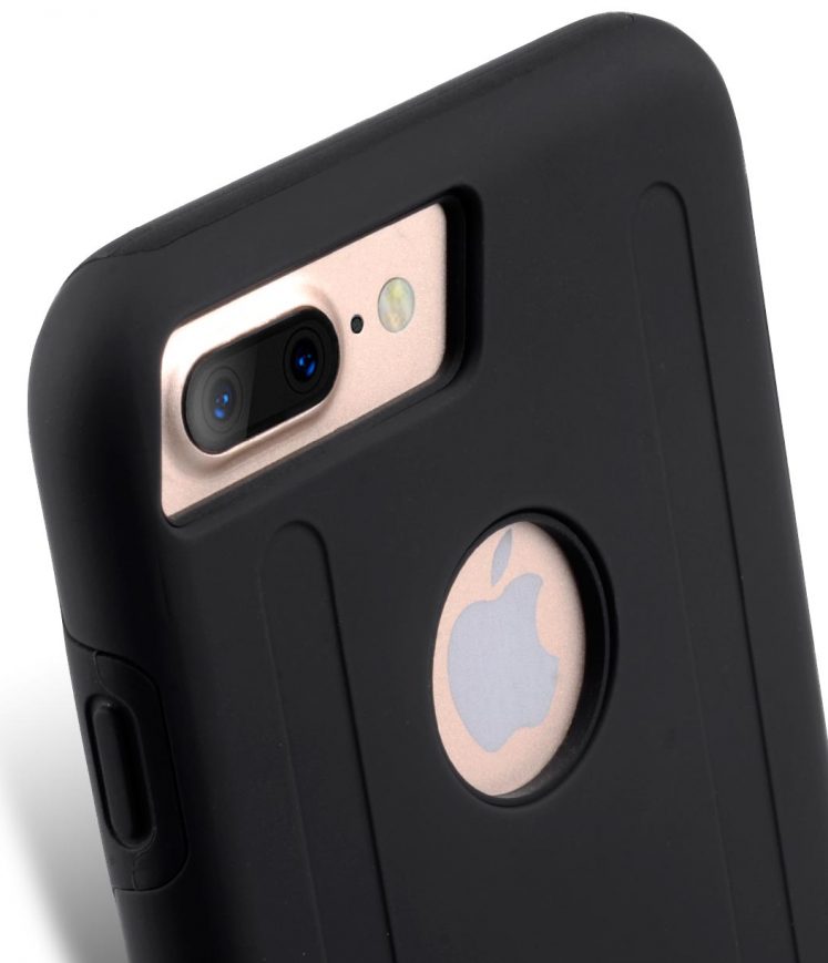 Kubalt Double Layer Case for Apple iPhone 7 / 8 Plus (5.5") - Black / Black