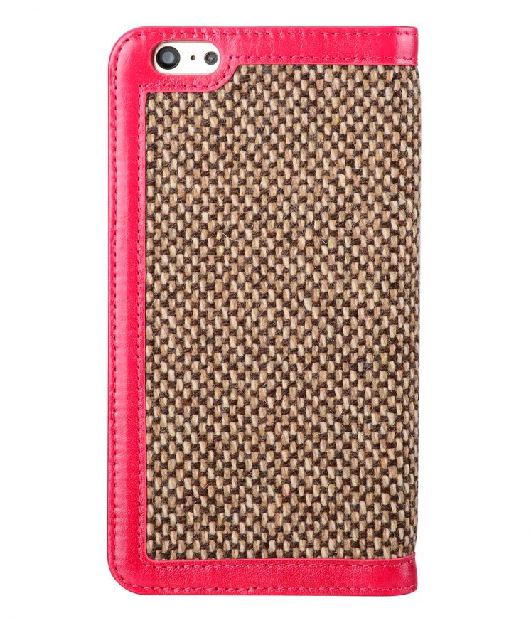 Melkco Premium Cow Leather Case Heritage Series Book Type Classic Version 2 for Apple iPhone 6 - 5.5" Case (Oliver Pink)