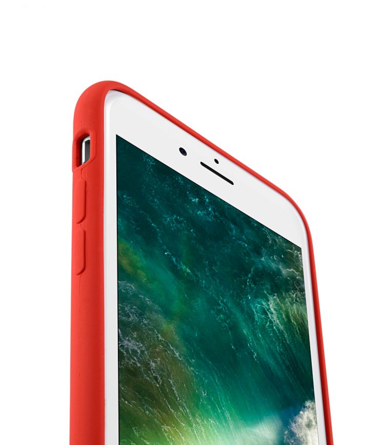 Melkco Aqua Silicone Case for Apple iPhone 7 / 8 (4.7") - ( Red )