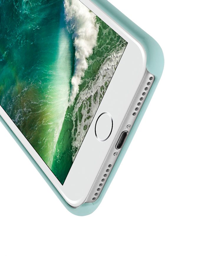 Melkco Aqua Silicone Case for Apple iPhone 7 / 8 Plus (5.5") - ( Light Green )