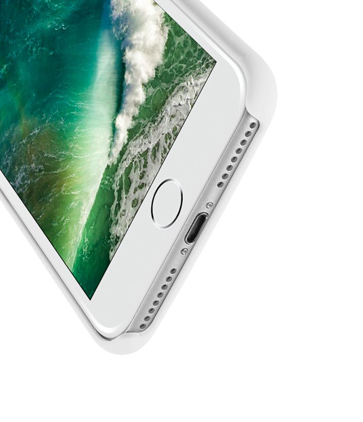 Melkco Aqua Silicone Case for Apple iPhone 7 / 8 Plus (5.5") - ( White )