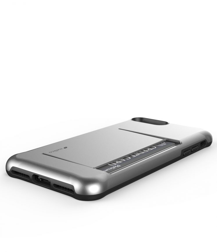 Melkco Kubalt Series Halo Layer Case for Apple iPhone 7 Plus (5.5”) - (Silver)