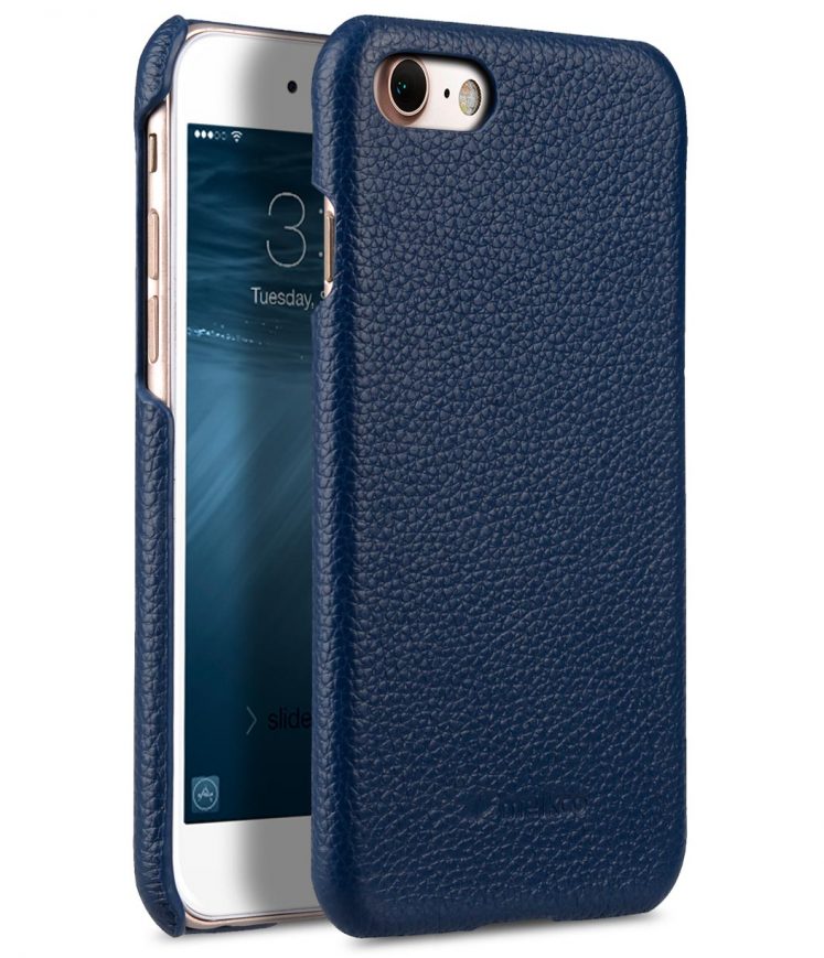 Melkco Premium Leather Snap Cover for Apple iPhone 7 / 8 (4.7")- Dark Blue LC