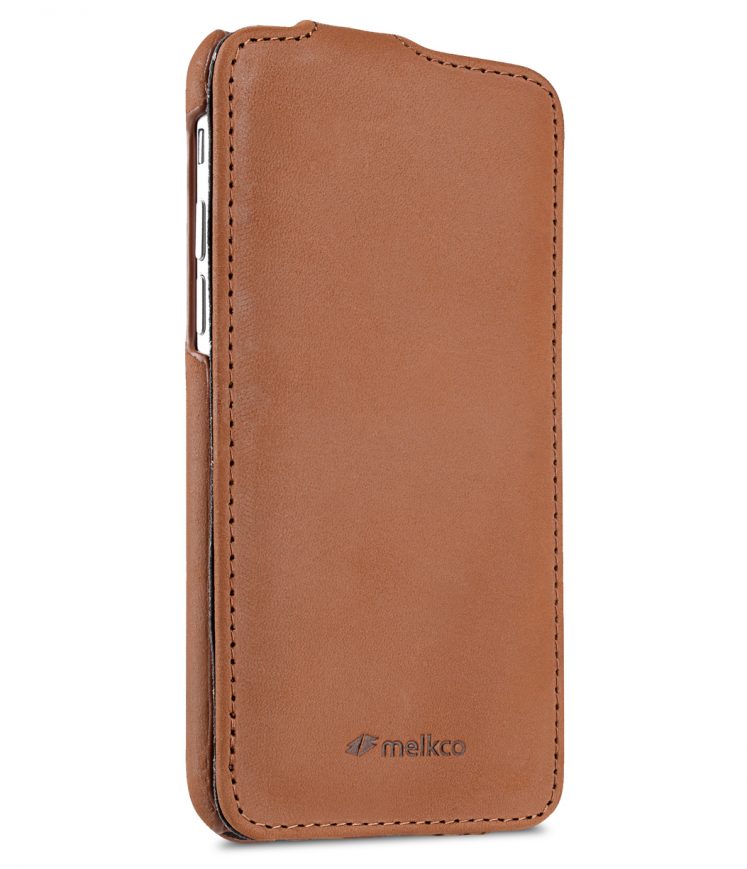 Melkco Premium Leather Case for Apple iPhone 7 (4.7") - Jacka Stand Type (Classic Vintage Brown)