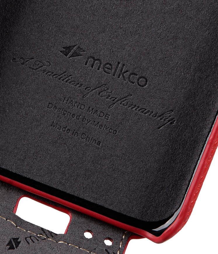 Melkco Premium Leather Case for Apple iPhone 7 (4.7") - Jacka Stand Type (Red LC)